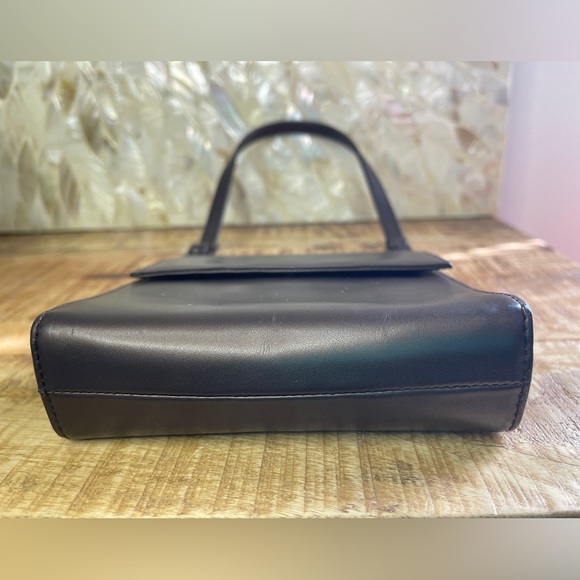 GUCCI Bronze and Metallic Leather Flap Handbag Purse - Picture 5 of 16